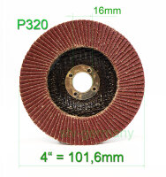 Fächerscheiben 100 x 16 mm / 125 x 22 mm Winkelschleifer Schleifscheiben NEU 60 100 x 16 mm