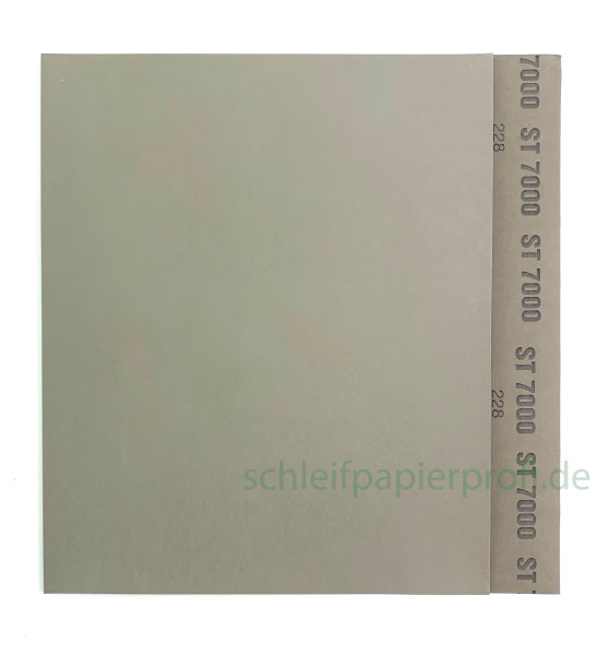 Schleifpapier wasserfest, 230 mm x 280 mm, Körnung 80 - 5000, Nass-Schleifpapier 280 mm x 230 mm 7.000