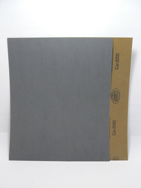 Schleifpapier wasserfest, 230 mm x 280 mm, K&ouml;rnung 80 - 5000, Nass-Schleifpapier 2.000 280 mm x 230 mm