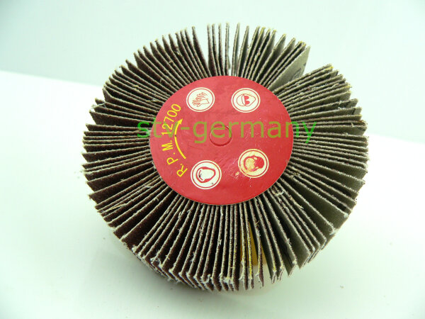 Fächerschleifer Schleifmop Schleifstift Vliesmop Vliesschleifer verschiedene Ø und Körnungen 80*25*6mm 240