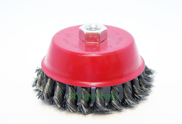 Zopfbürste Schleifbürste Drahtbürste Stahl Bürste M14 Ø 60mm - 120mm Ø 120mm