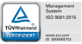 Managementsystem TÜV ISO 9001:2015